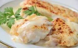 Tilápia ao molho branco