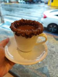Chocolate Quente - Borda de Nutella