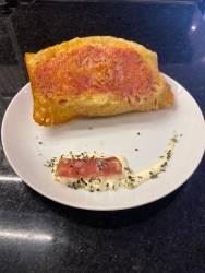 Seladinho com Salame